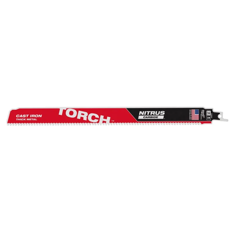 Milwaukee Torch Sawzall 12 In. Carbide Blade 8 TPI 1 Blade