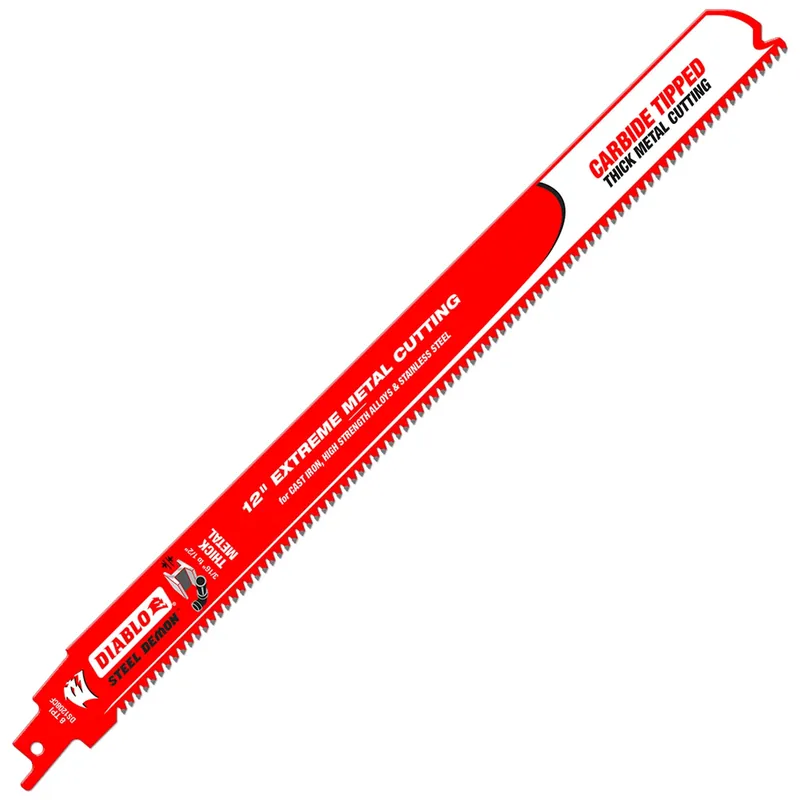 Steel Demon Reciprocating Saw Blade, 12 In., 8T