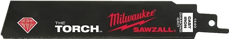 Milwaukee The Torch 6 In. Diamond Grit Reciprocating Saw Blade 1 Pk