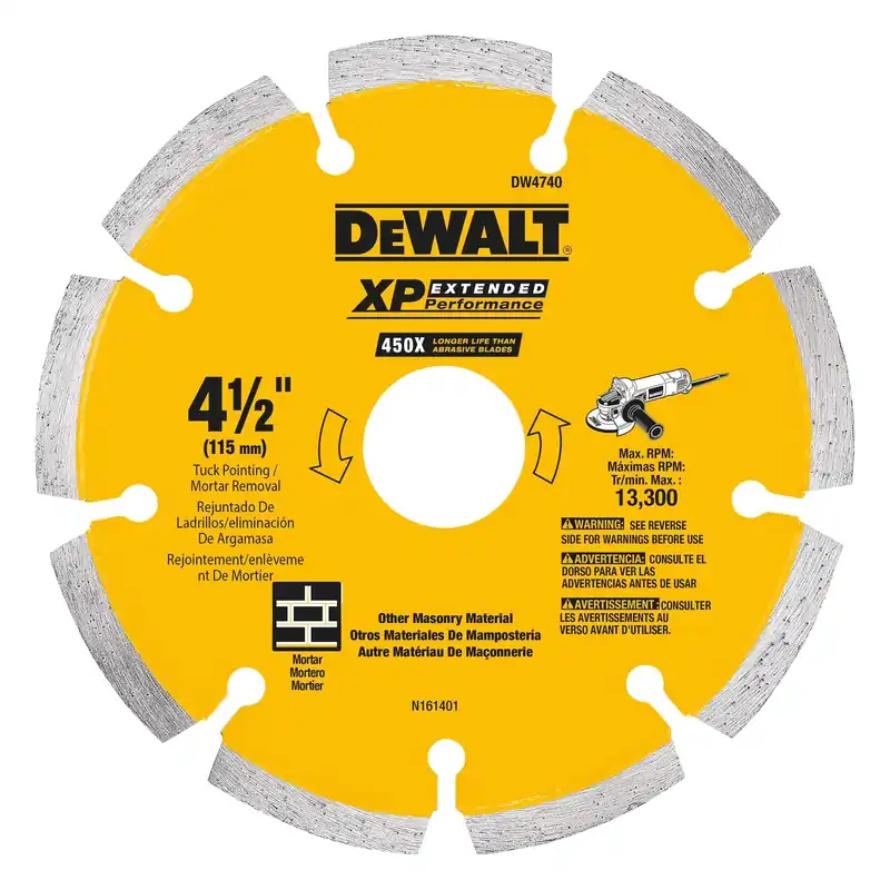 Tuck Point Blade, 4-1/2 In. X .250