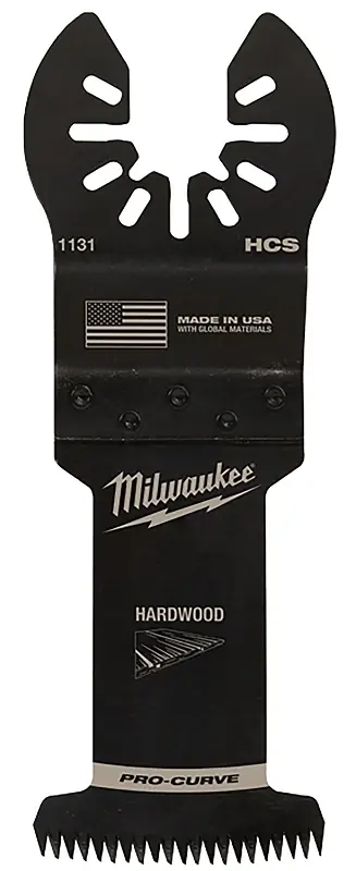 Milwaukee Universal Fit Open-Lok 1-3/8 In. L X 1-3/8 In. W High Carbon Steel Japanese Blade Hardwood