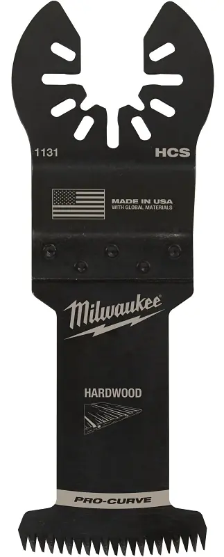 Milwaukee Universal Fit Open-Lok 1-3/8 In. L X 1-3/8 In. W High Carbon Steel Japanese Blade Hardwood