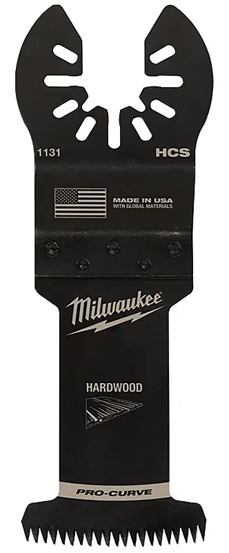Milwaukee Universal Fit Open-Lok 1-3/8 In. L X 1-3/8 In. W High Carbon Steel Japanese Blade Hardwood