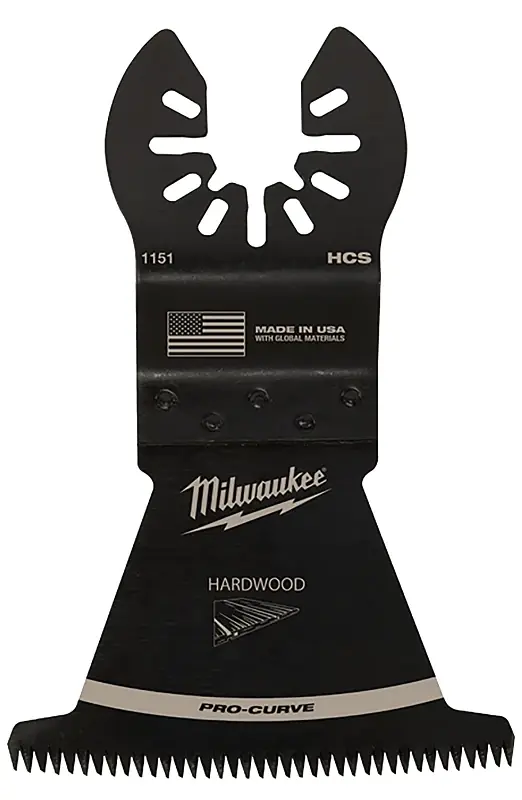 Milwaukee Universal Fit Open-Lok 2-1/2 In. L X 2-1/2 In. W High Carbon Steel Japanese Blade Hardwood