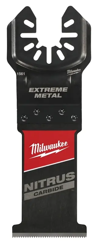 Milwaukee Nitrus Carbide 1-3/8 In. W Carbide Open-Lok Oscillating Blade Multi-Material 1 Pk