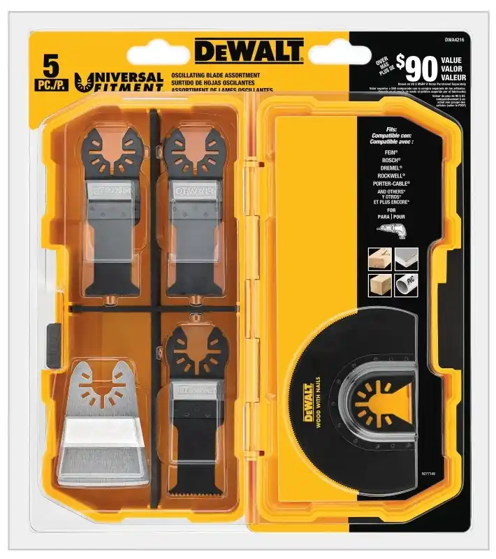 Oscillating Tool Blades, 4 In., 5-Pk.