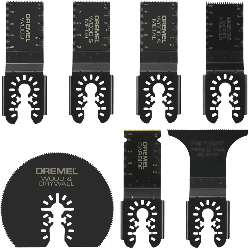 Dremel Steel Oscillating Blade Set Wood 7 Pc