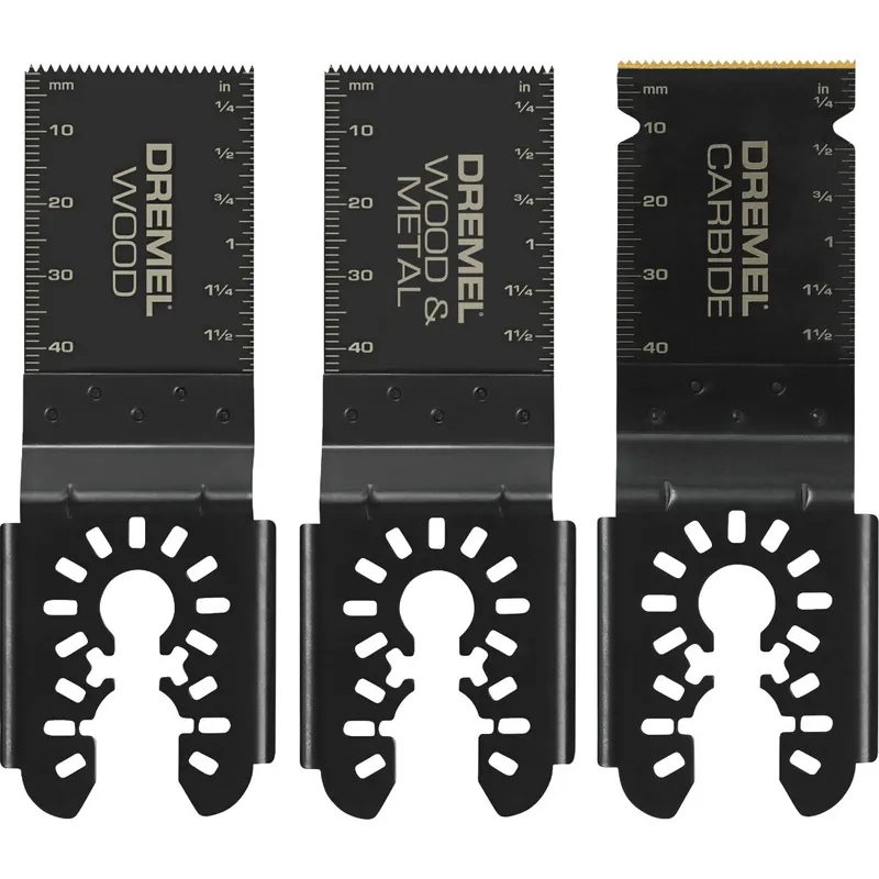 Universal 1-1/4 In. Multi-material Oscillating Blade Assortment (3-piece)