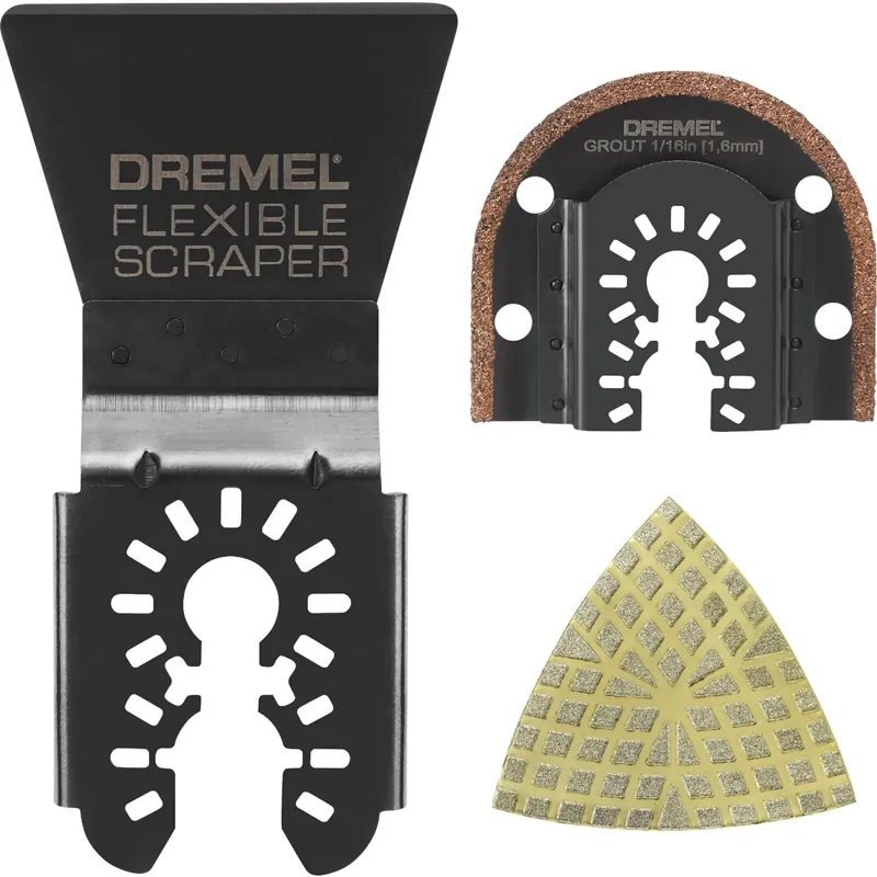 Dremel Diamond Grit Oscillating Accessory Kit 3 Pc