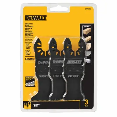 Oscillating Tool General Purpose Blades, Carbide, 1-1/4 In., 3-Pk.