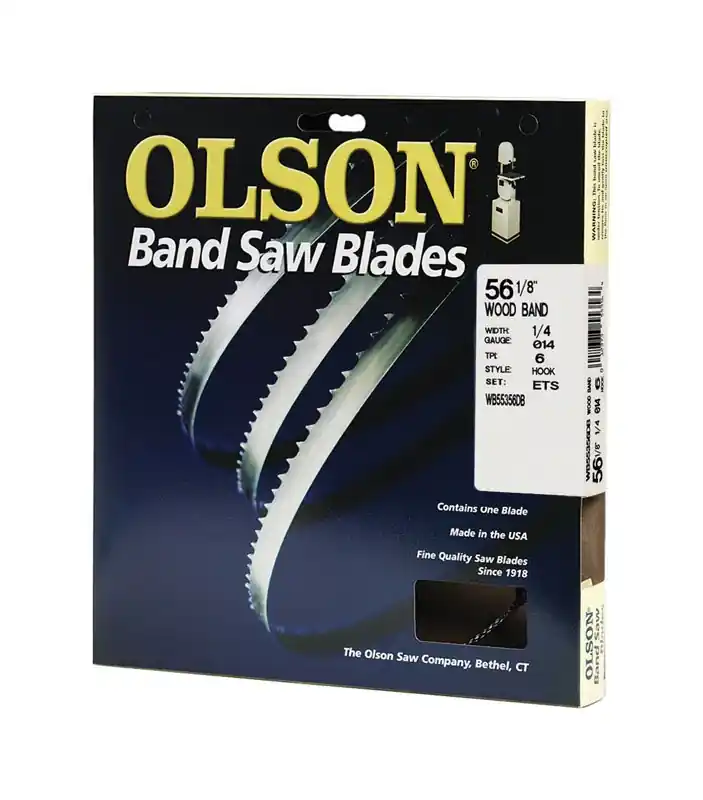 Olson 56.1 In. L X 0.3 In. W Carbon Steel Band Saw Blade 6 TPI Hook Teeth 1 Pk