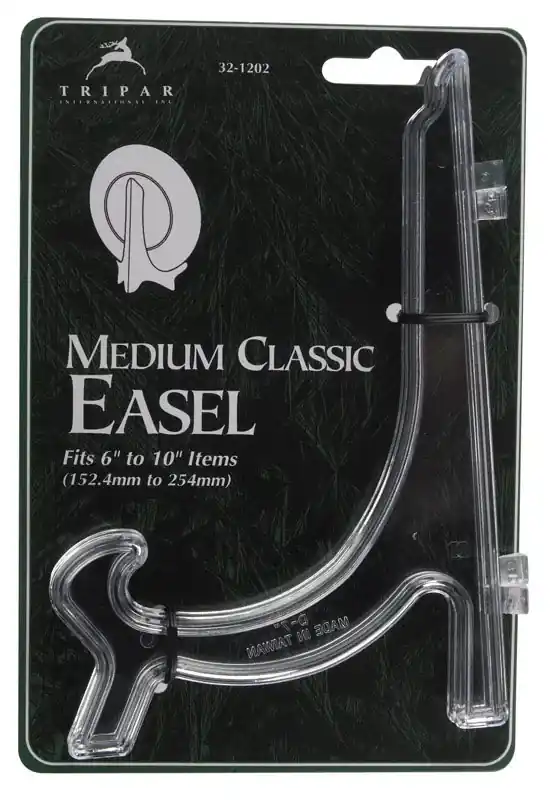Plate Stand, Clear Acrylic, 7-In.
