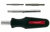 Sdmb7v 7-in-1 Dura-driver Interchangeable Bit Screwdriver With Magnetic Tips