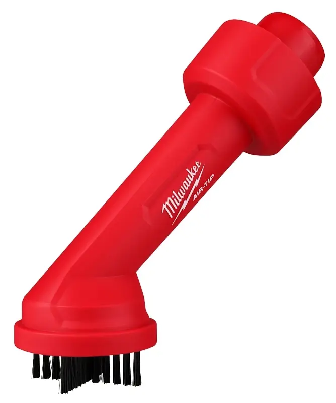 Air-tip 1-1/4 In. - 2-1/2 In. Red Plastic Cross Bristle Vacuum Brush