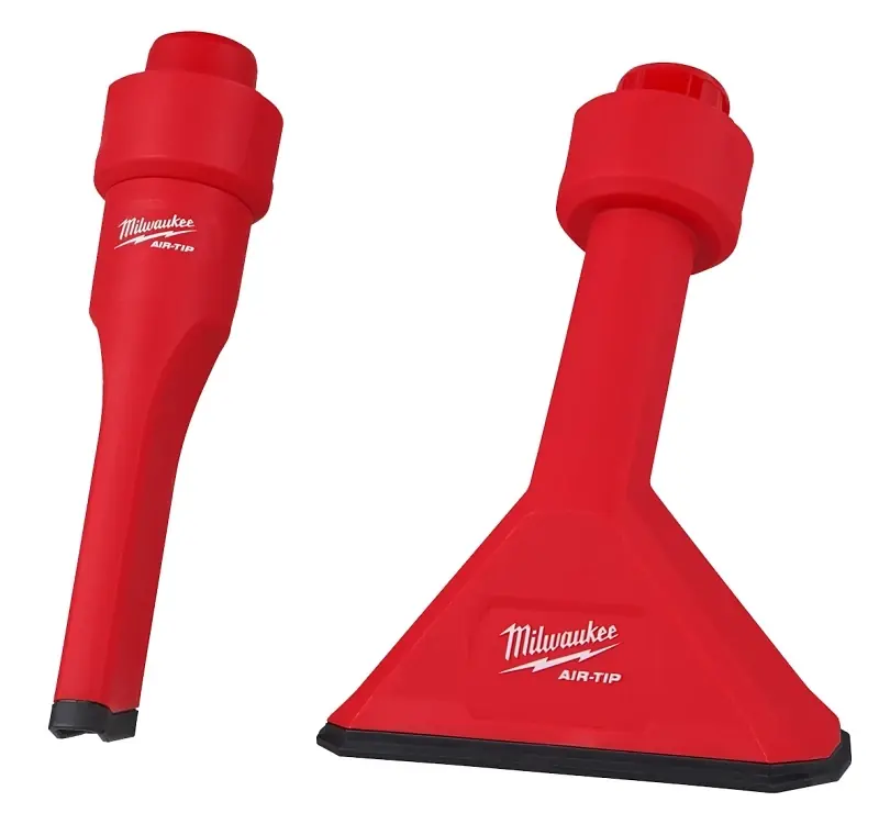 Milwaukee AIR-TIP 1-1/4 In. - 2-1/2 In. Non Marring Utility Vacuum Nozzle 2 Pc