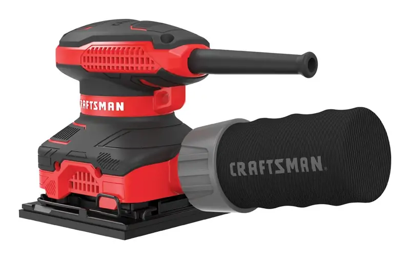 Corded 2 Amp 1/4 Sheet Finishing Sander With Dust Collection