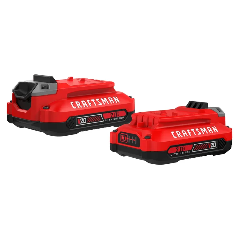 CRAFTSMAN V20 CMCB202-2 2 Ah Lithium-Ion Battery Pack 2 Pc