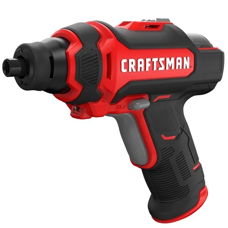 Craftsman 4V MAX Cordless Screwdriver Set With 1.5Ah Lithium‑Ion Battery & Charger