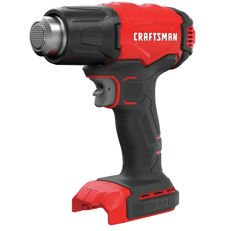 V20 20 Volt Cordless Heat Gun With Nozzles For Versatile Applications
