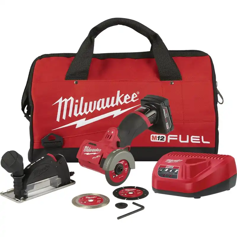 M12 Fuel 12-volt Lithium-ion Brushless 3 In. Compact Cordless Cut-off Tool Kit