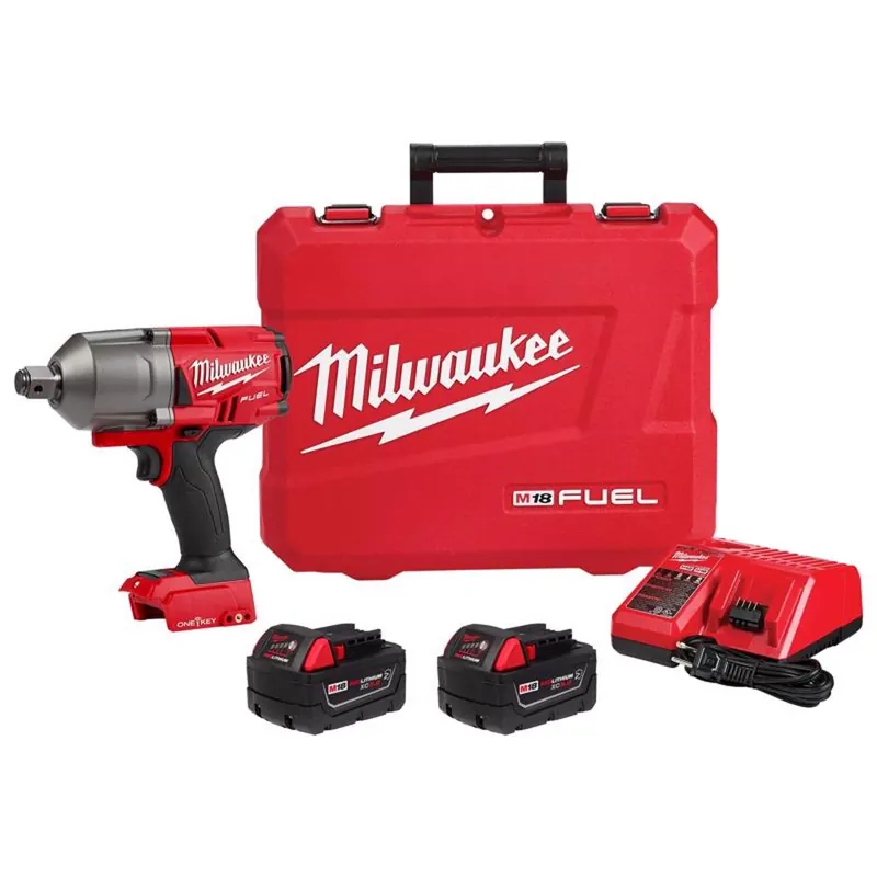 M18 Fuel 3/4 In. Cordless Brushless High Torque Impact Wrench Kit With Battery & Charger