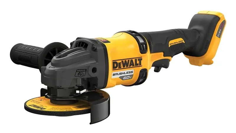 Flexvolt 60v Max 4.5-6 Inch Cordless Brushless Angle Grinder With Kickback Brake