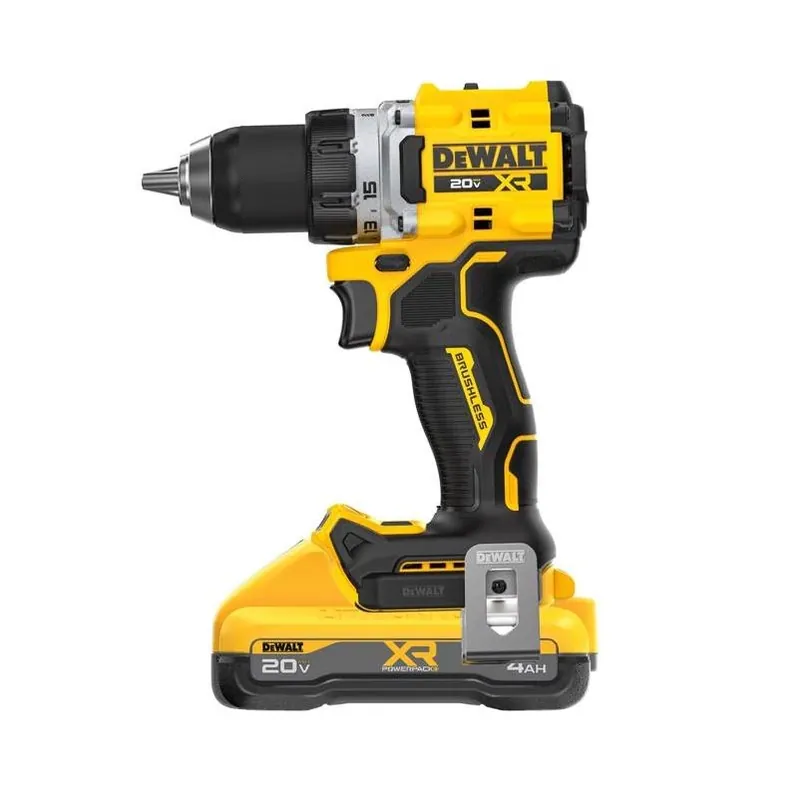 DeWalt 20V MAX XR Brushless 1/2‑in. Cordless Drill/Driver Kit With 2 Batteries & Charger