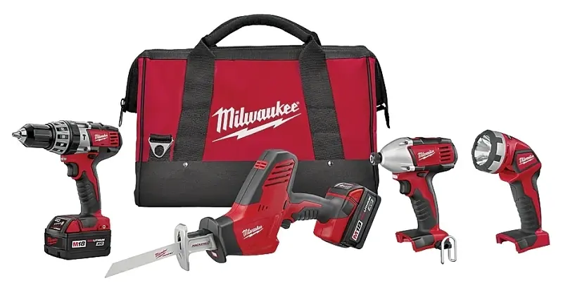 2695-24 M18 18v Cordless 4-tool Combo Kit With Battery And Charger