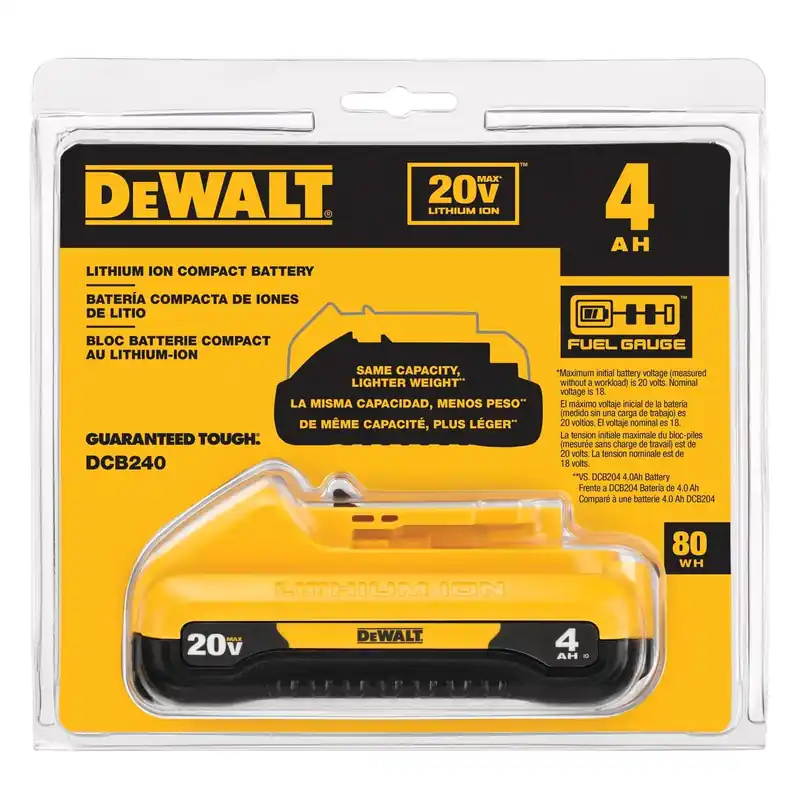20v Max Dcb240 4ah Lithium-ion Compact Battery Pack