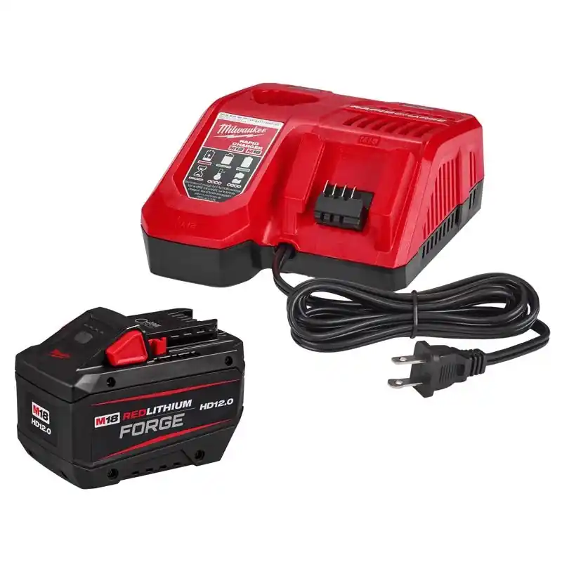Milwaukee M18 Redlithium Forge 18v 12.0 Ah Battery Pack & Charger Kit