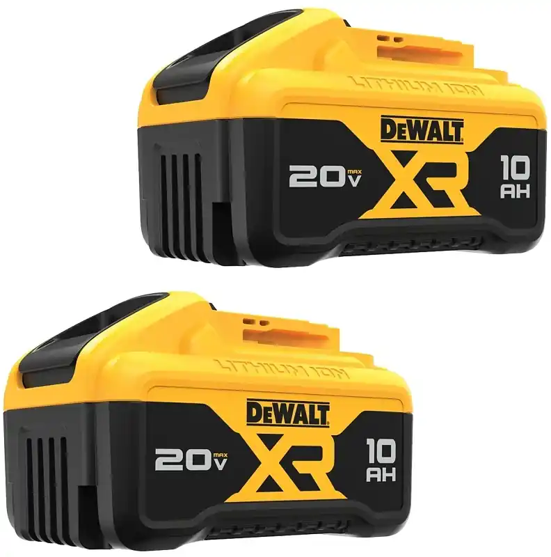 DeWalt 20V MAX DCB210-2 10 Ah Lithium-Ion Battery 2 Pc