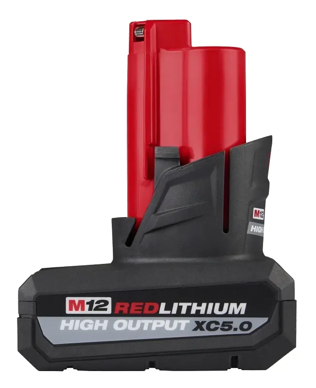 Milwaukee M12 RedLithium XC 5 Ah Lithium-Ion High Output Battery Pack 1 Pc