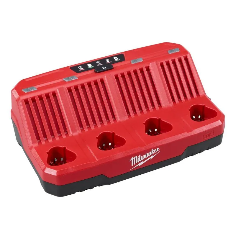 M12 12-volt Lithium-ion 4-port Sequential Battery Charger Model 48-59-1204