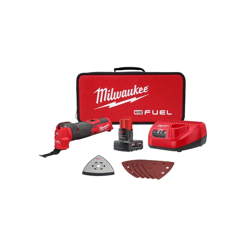 M12 Fuel 12v Cordless Oscillating Multi-tool Kit With Battery & Charger