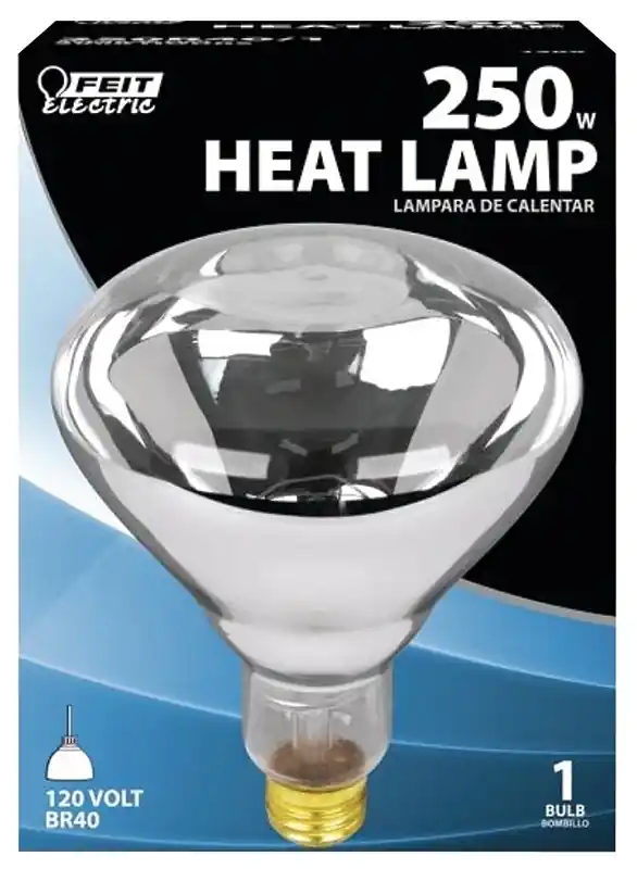 250-Watt Soft White (2700K) BR40 Dimmable Incandescent 120-Volt Heat Lamp Light Bulb