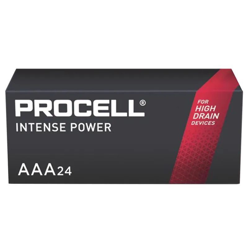 Procell Intense Alkaline AAA 1.5 V 1.465 MAh Primary Battery PX2400 24 Pk