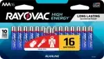 Rayovac 824-16CF2 AAA Alkaline Battery