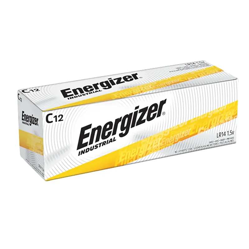 Energizer Industrial C Alkaline Batteries 12 Pk Boxed