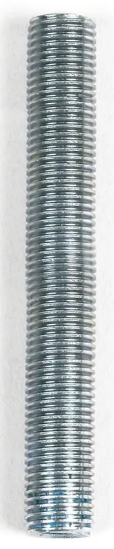 Lamp Nipple, Zinc-Plated, 1/4 IP, 2.5-In.