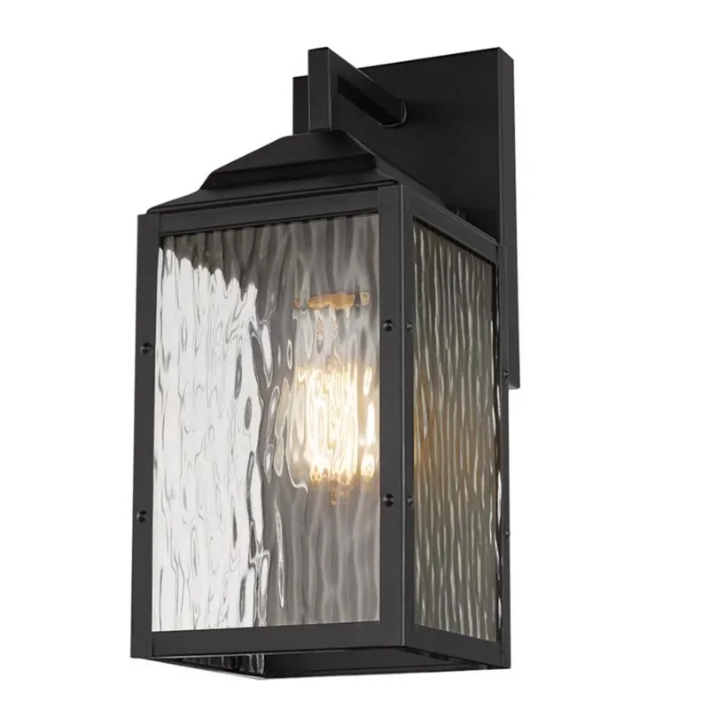 Miller 1-light Black Downlight Wall Sconce, Model 44216