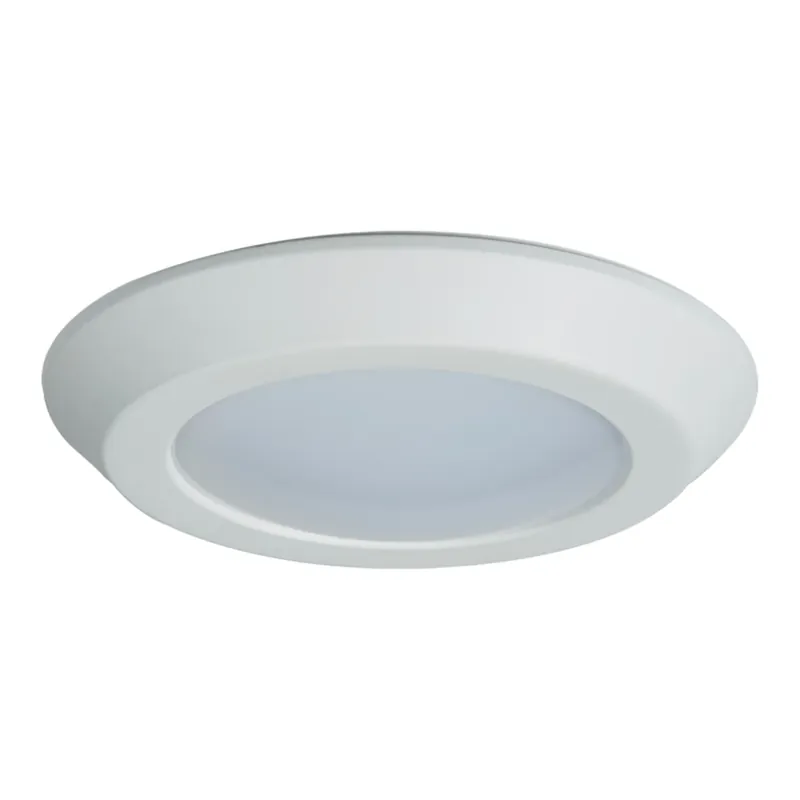 Halo BLD6 Series Matte White 6 In. W Aluminum LED Canless Recessed Downlight 10.3 W