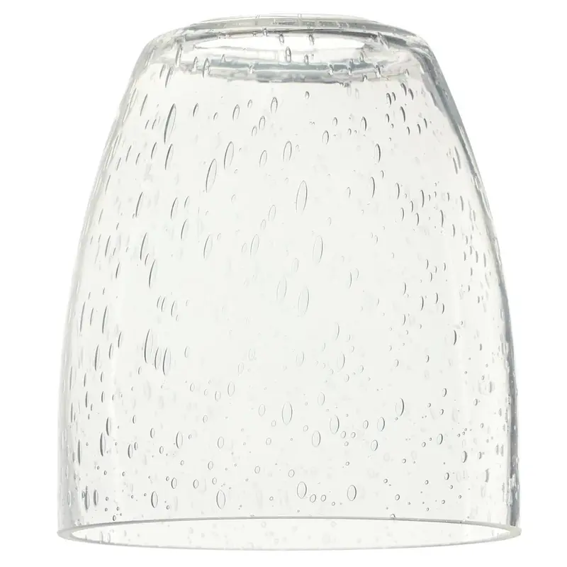4-3/4 In. Clear Seeded Glass Shade With 2-1/4 In. Fitter And 4-5/16 In. Width