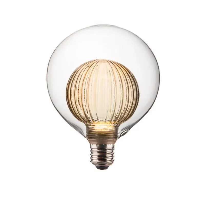 Globe Electric G40 Soft White LED Bulb – 3W Dimmable E26 (1‑Pack)