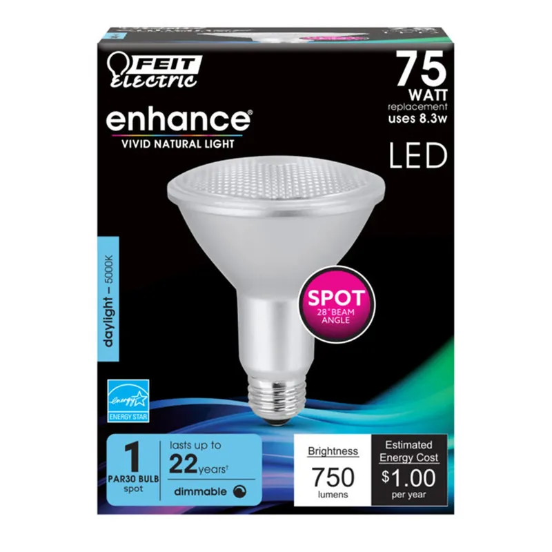 Feit Enhance PAR30 E26 (Medium) LED Bulb Daylight 75 Watt Equivalence 1 Pk