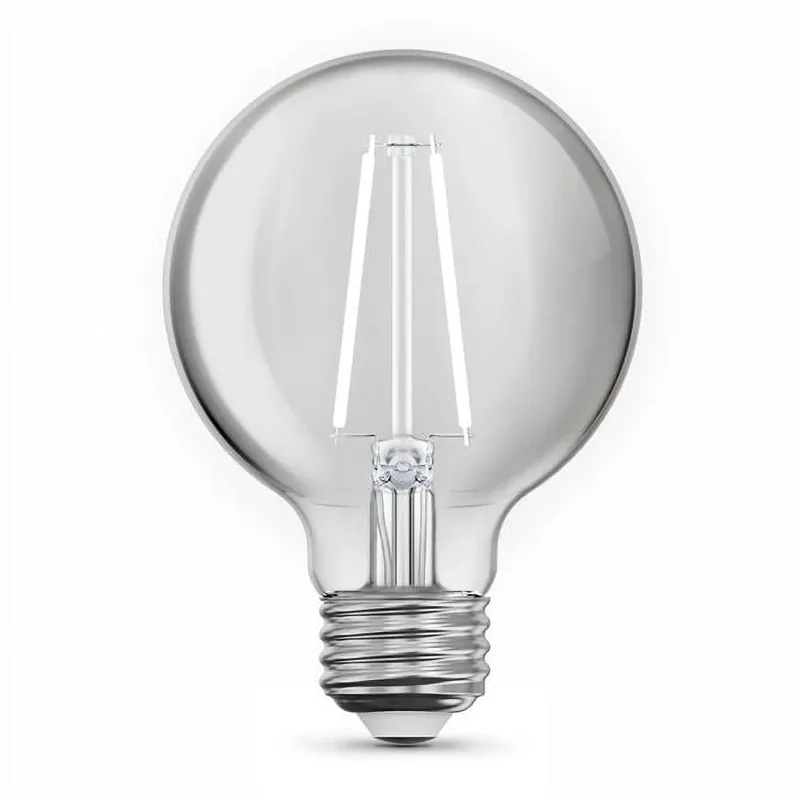 Feit White G25 E26 (Medium) Filament LED Bulb Soft White 40 Watt Equivalence 3 Pk