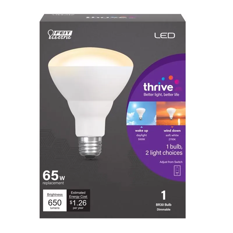 Feit BR30 E26 (Medium) LED Bulb Color Changing 65 Watt Equivalence 1 Pk
