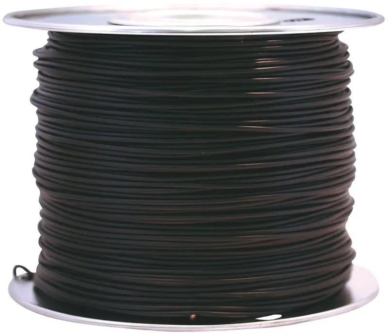Primary Wire, Black PVC, 18-Ga. Stranded Copper, 100-Ft.