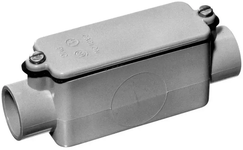 1.5 Inch Pvc Type C Conduit Body For Schedule 40/80 Applications