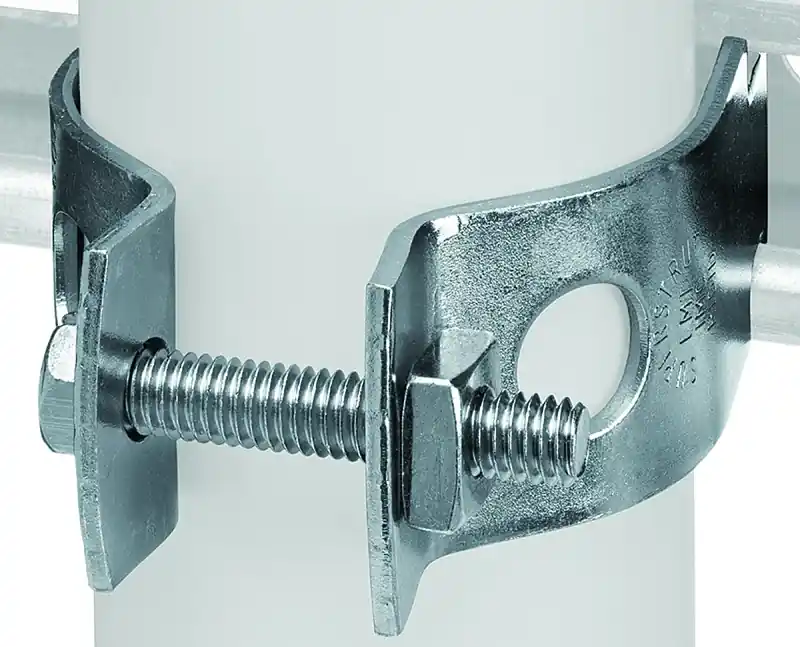 2-1/2 Inch Universal Steel Electrical/galvanized Clamp With Locking Bolt