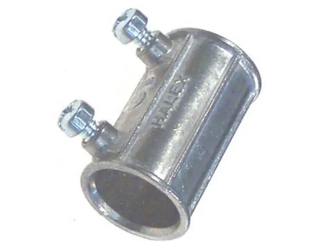 2 Inch Emt Set Screw Coupling, Model 12420, Zinc Material